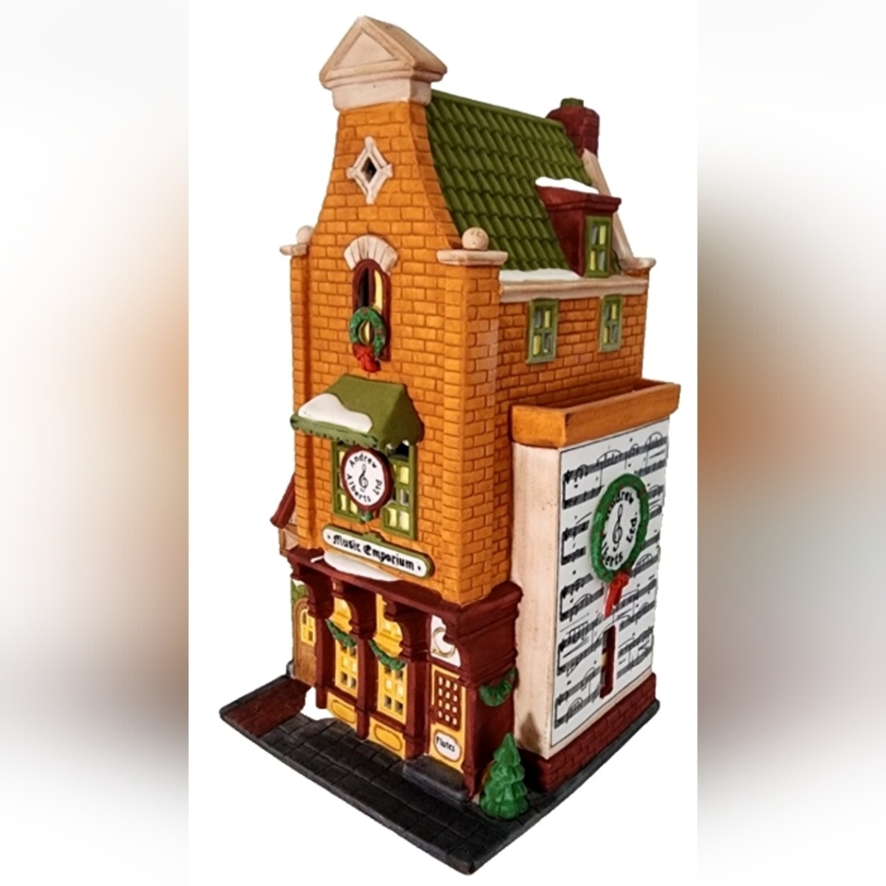 Dept 56 Music Emporium Christmas In The City Series #5531 Store Shop Box Light